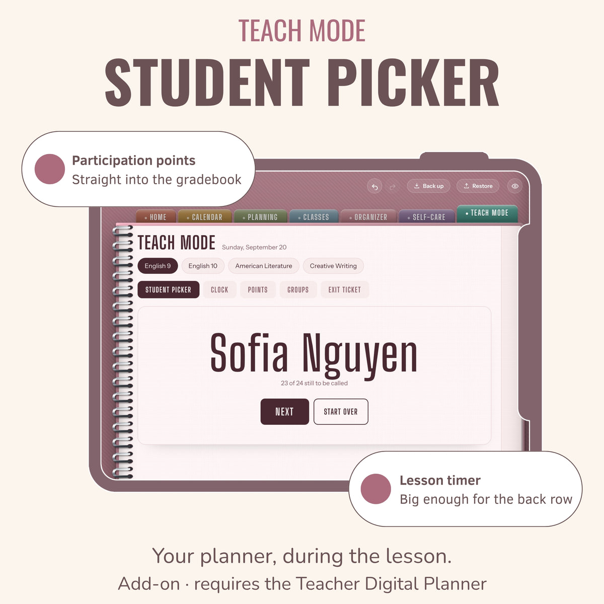 Teach Mode
