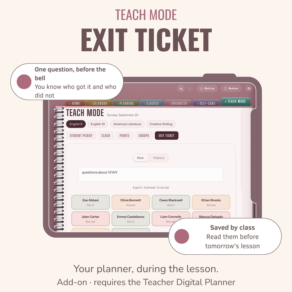 Teach Mode