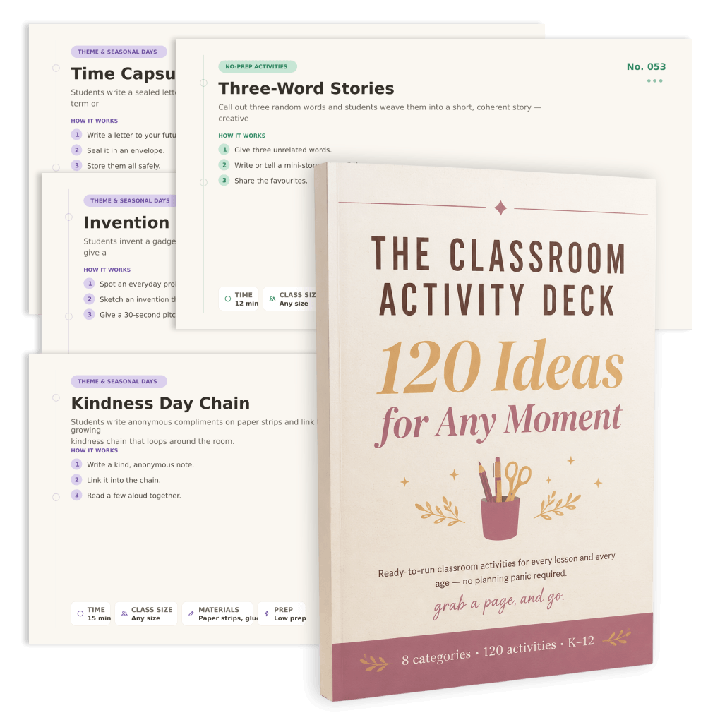 120 Classroom Activities